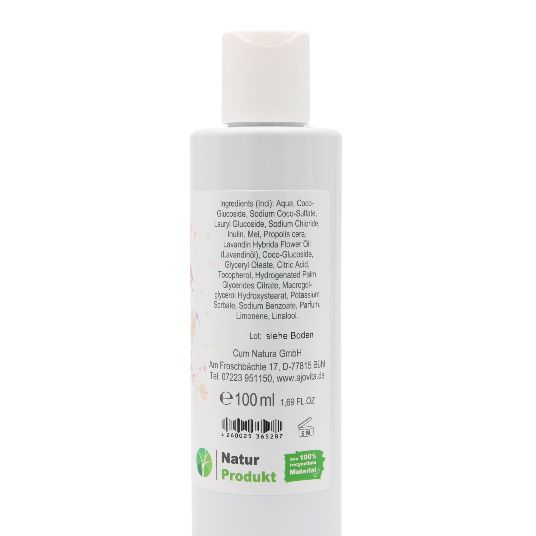 ajovita propolis Shampoo von hinten